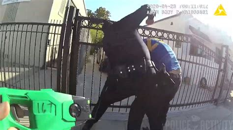 Bodycam Footage Captures Lapd Officer Frank Hernandez Beating Man R Georgefloydrevolution