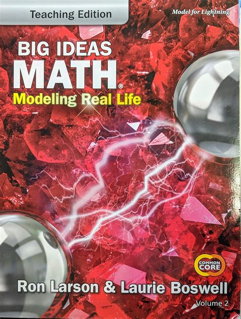 Big Ideas Math Modeling Real Life Common Core Grade 4 Teaching