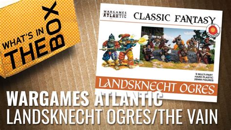 Unboxing Landsknecht Ogres The Vain Wargames Atlantic OnTableTop