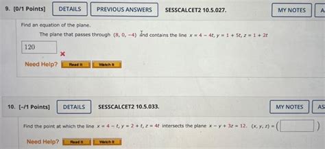 Solved 9 0 1 Points DETAILS PREVIOUS ANSWERS SESSCALCET2 Chegg