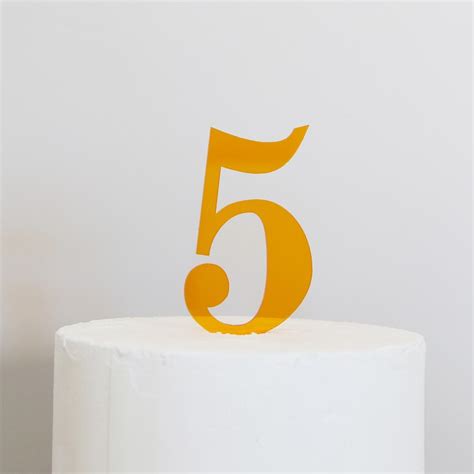 Number 6 Cake Topper | SANDRA DILLON DESIGN