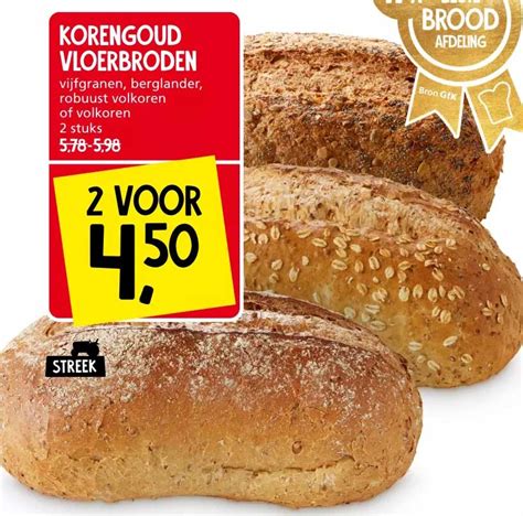 Korengoud Vloerbroden Aanbieding Bij Jan Linders Folders Nl