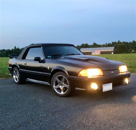 Fox Body Mustang - Satin Black | Fox body mustang, Mustang, Custom ford ...