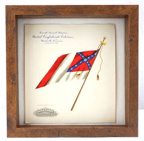 United Confederate Veterans Seventh Annual Reunion Lithograph Sold