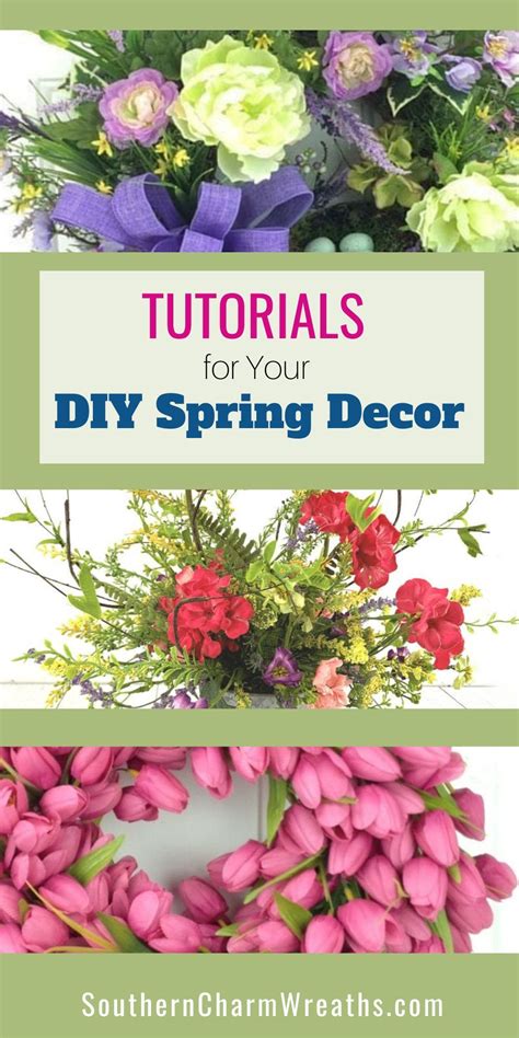 Lets Get Ready To Decorate For Spring With Tutorials From Julie Owner