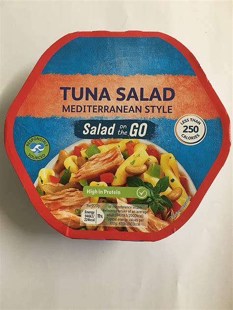 Nixe Tuna Salad Mediterranean Style 220g Amazon Co Uk Grocery