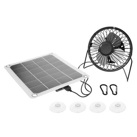 Axio 1 Set Solar Panel Fan Solar Powered Fan Solar Attic Fan Breeding Ventilator