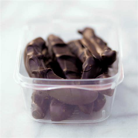 Dark Chocolate Covered Orange Sticks 63oz 180g Chocolate And Wafer