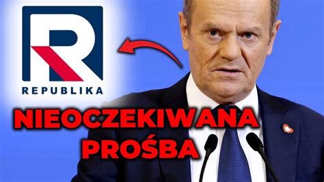 Tusk Zwr Ci Si Do Telewizji Republika Mam Pro B Youtube