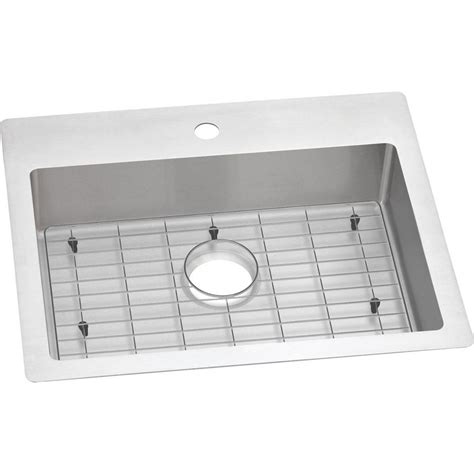 Elkay Crosstown Drop In Undermount Stainless Steel In Hole Single