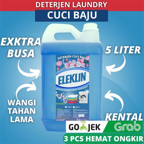 Jual Sabun Cuci Baju Deterjen Cair Pembersih Pakaian Laundry Detergen