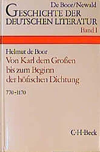 deutsche Literatur von Karl dem Grossen bis zum Beginn 読書メーター