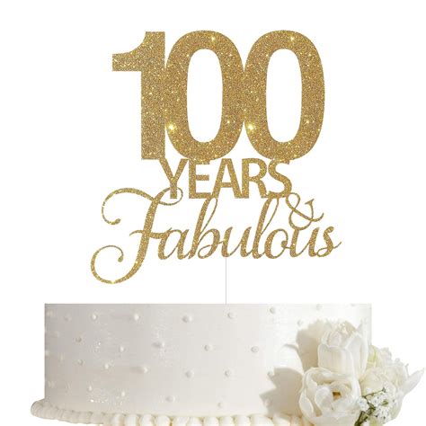 Buy Festiko Years Fabulous Cake Topper Th Birthday Cake Topper