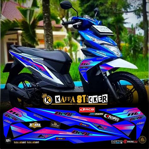 Jual Stiker Racing Sticker Striping List Variasi Beat Esp Street