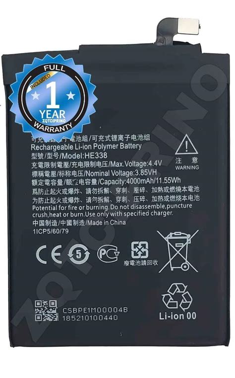 Zqtciprino Original He Battery For Nokia Ta Ta Ta