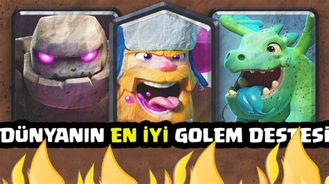 D Nyanin En Y Golem Destes Ile K Reselde Ma Lar Clash Royale