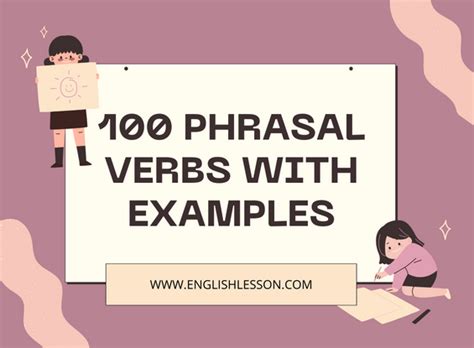 100 Phrasal Verbs With Examples English Lesson