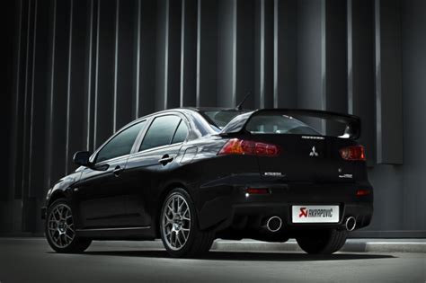 Sistema De Escape En Titanio Evolution Akrapovic Para Mitsubishi Lancer