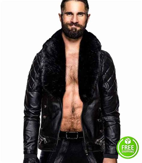 Get Wwe Seth Rollins Black Leather Jacket Seth Rollins Jacket