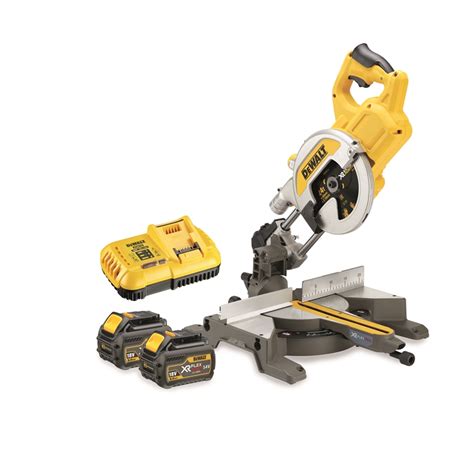 Dewalt 216mm 54v Flexvolt Cordless Mitre Saw Kit Bunnings Warehouse