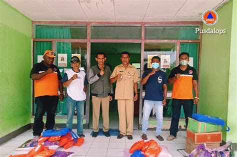 BPBD Sikka Salurkan Bantuan Logistik Untuk Korban Puting Beliung