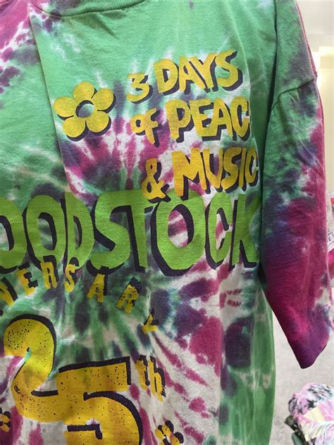 Woodstock Festival 3 Days Of Peace Music Tie Dye T S Gem