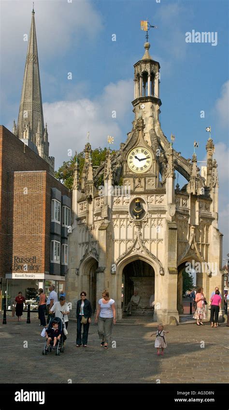 Chichester Market Cross The Ancient Market Cross At The Centre Of The
