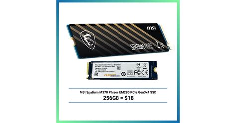 Phison EM280256GYTCTAS-E13T2MS 256GB NVME SSD - SSD - Gamer PC & laptop ...