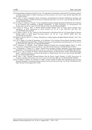 The Estimate Of Amplitude And Phase Of Harmonics In Power System Using