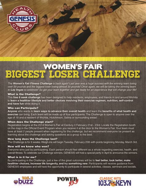 Biggest Loser Challenge #GenesisHealthClubs | Biggest loser, Health, Workout challenge