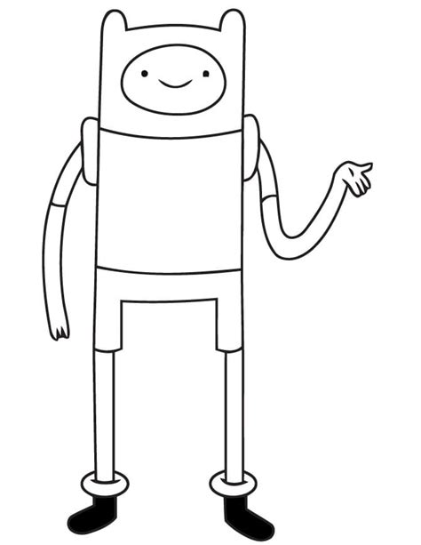 Dibujos De Finn De Hora De Aventuras Para Colorear Para Colorear