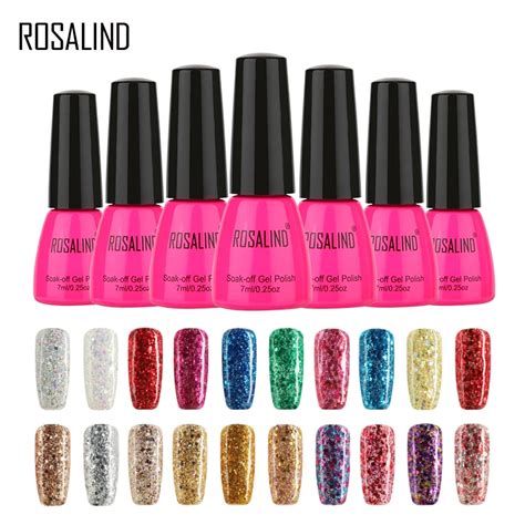 Clearance Discount Rosalind 7ml Diamond W01 29 Gel Nail Polish Nail Art Uv Led Manicure Soak Off