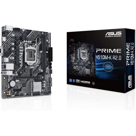 Tunisie Skymil Carte mère Intel ASUS ASUS PRIME H510M K R2 0