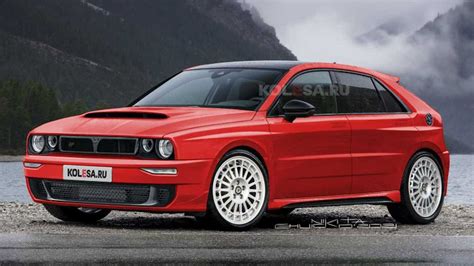 Valahogy így nézhetne ki egy modern Lancia Delta Integrale