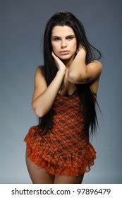 Attractive Sexual Brunette Lingerie Stock Photo Shutterstock