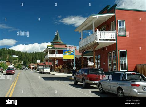 Ajd55840 Republic Wa Washington Downtown Stock Photo Alamy
