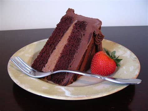 Dark Chocolate Mousse Cake