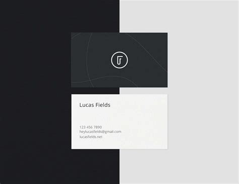 Free Ultra Minimalist Business Card Mockups (PSD)