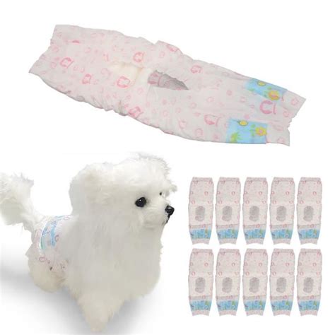 Cwu Couche Pour Chien Femelle Jetables De Menstruelle D Incontinence