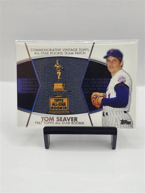 2014 Topps Tom Seaver Commemorative All Star Rookie Team Cup Patch EBay