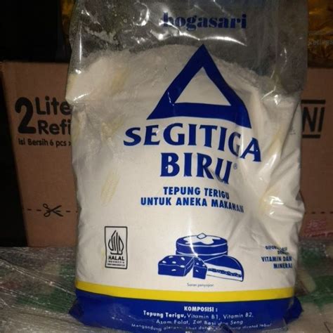 Jual Tepung Terigu Segitiga Biru 1 Kg Shopee Indonesia