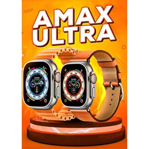 AMAX Ultra 2023 1 a 3 pulseiras incluído Smart Watch 1 1 Caixa