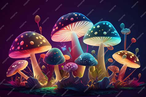 Premium Ai Image Fantasy Enchanted Fairy Tale Forest With Magical