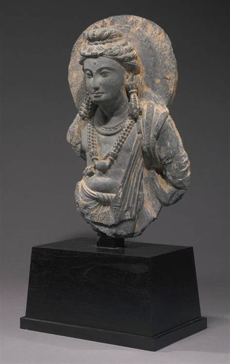 A Gandharan Schist Torso Of A Bodhisattva 2nd 3rd Century Alain R