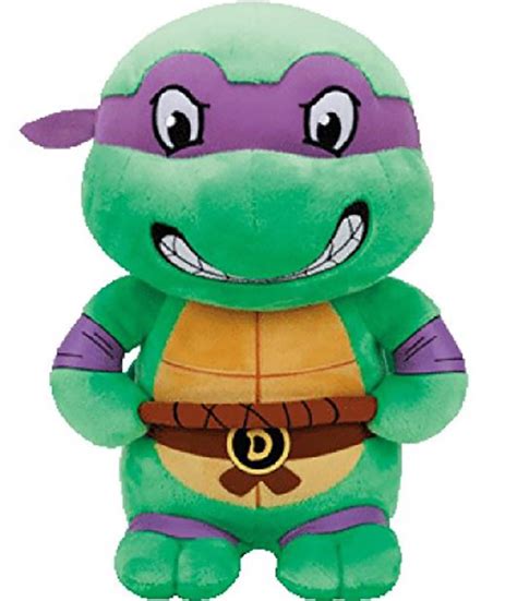 TY Donatello Teenage Mutant Ninja Turtles Purple Mask Medium 13" - TY ...