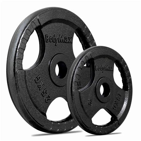 Bodymax Olympic Cast Iron Tri Grip Weight Plates Shop Online Fitshop