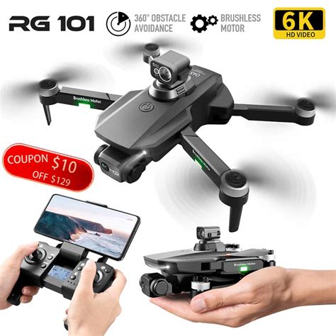 New Rg101 Max Mini Drone 6k Professional Dual Hd Camera Infrared