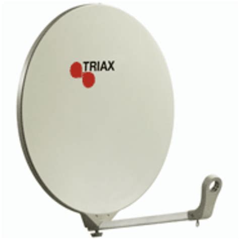 Dap600 Triax 60cm Fibreglass White Pole Mount Satellite Dish Fortuna