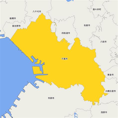 千葉県千葉市の地図 Map It マップ・イット