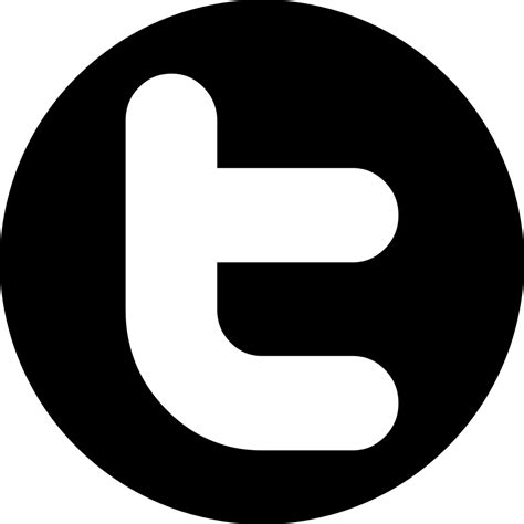 Black Logo Twitter Vector Gudang Gambar Vector Png